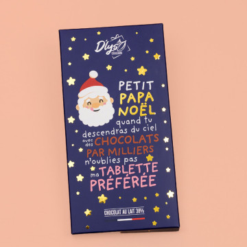 tablette chocolat noël