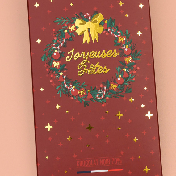 Tablette chocolat de Noël