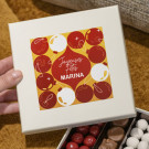 Boite de chocolats Noël personnalisée