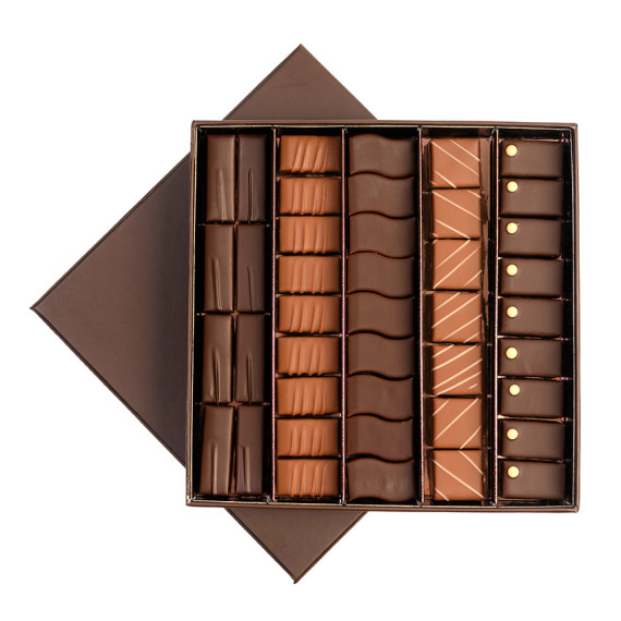 boite de chocolats ganache