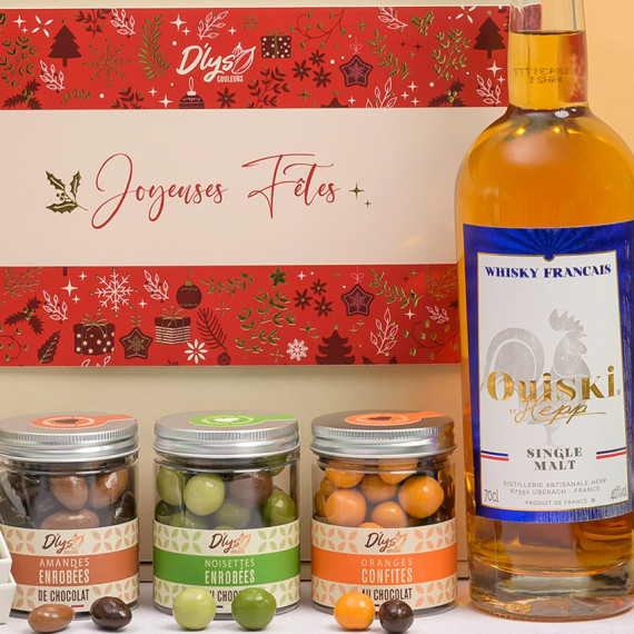 coffret chocolat whisky noel