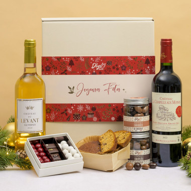 coffret chocolat vin noel