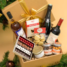coffret luxe vin champagne chocolat