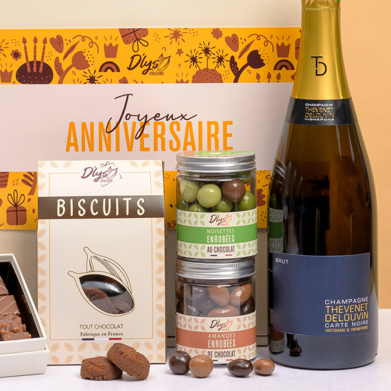 livraison cadeau chocolat champagne