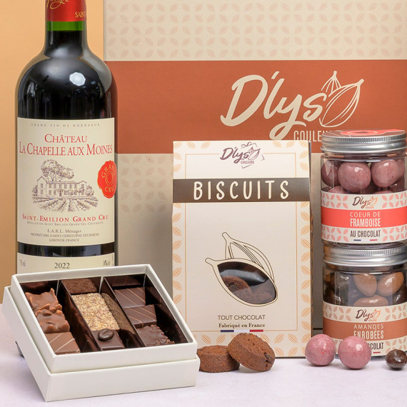 chocolats vin champagne