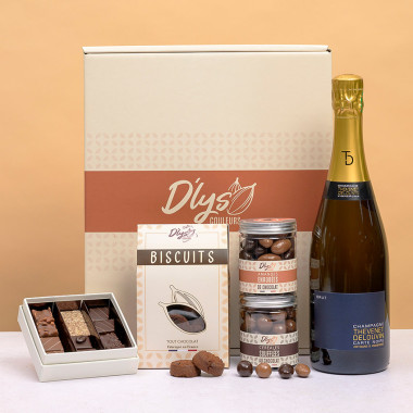 coffret chocolat champagne