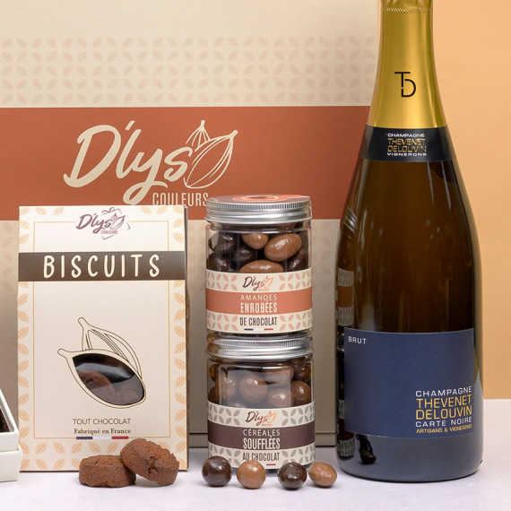 coffret chocolat champagne