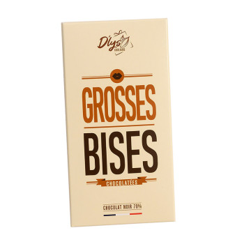 Tablette chocolat grosses bises