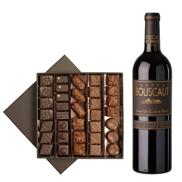 cadeau chocolat vin