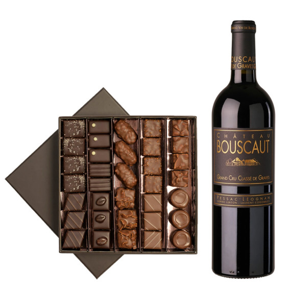 cadeau chocolat vin