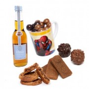 Chocolats et mug Spiderman