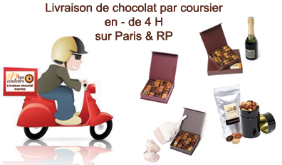 livraison chocolat coursier paris