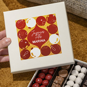 chocolat personnalisé noël
