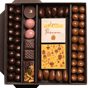 chocolat anniversaire personnalisé