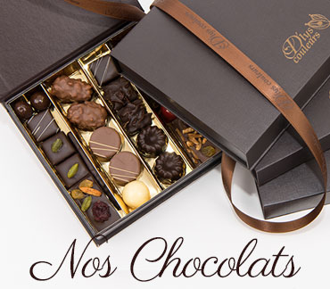 Cadeau noël chocolat - Cadeau chocolat de noël D'lys couleurs